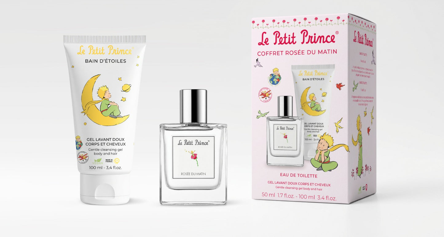 COFFRET ROSÉE DU MATIN - EAU DE TOILETTE 50 ML + GEL LIMPIADOR SUAVE CUERPO Y CABELLO