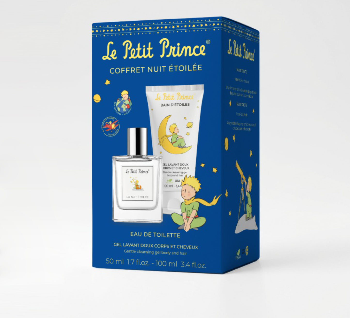 COFFRET LA NUIT ETOILÉE - EAU DE TOILETTE 50 ML + GEL LAVANTE SUAVE CUERPO Y CABELLO