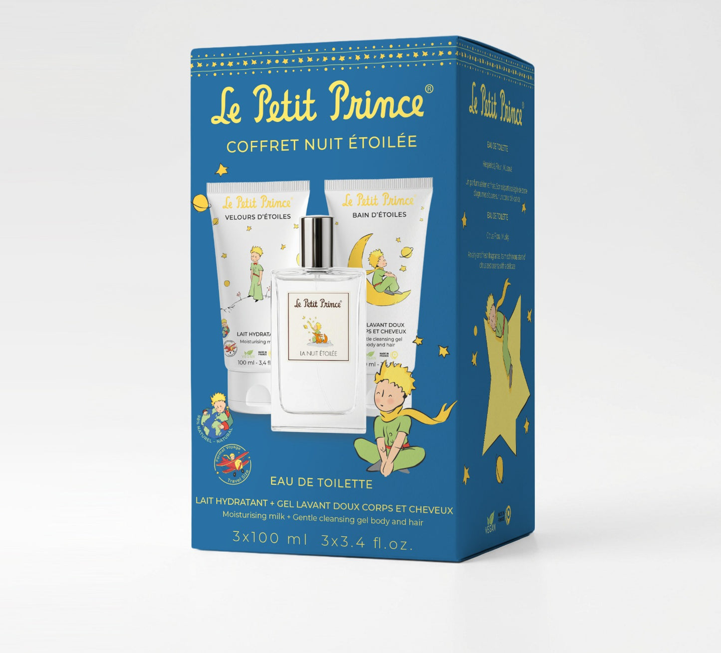 COFFRET LA NUIT ETOILÉE - EAU DE TOILETTE 100 ML + GEL LIMPIADOR SUAVE 100 ML + LECHE HIDRATANTE 100 ML