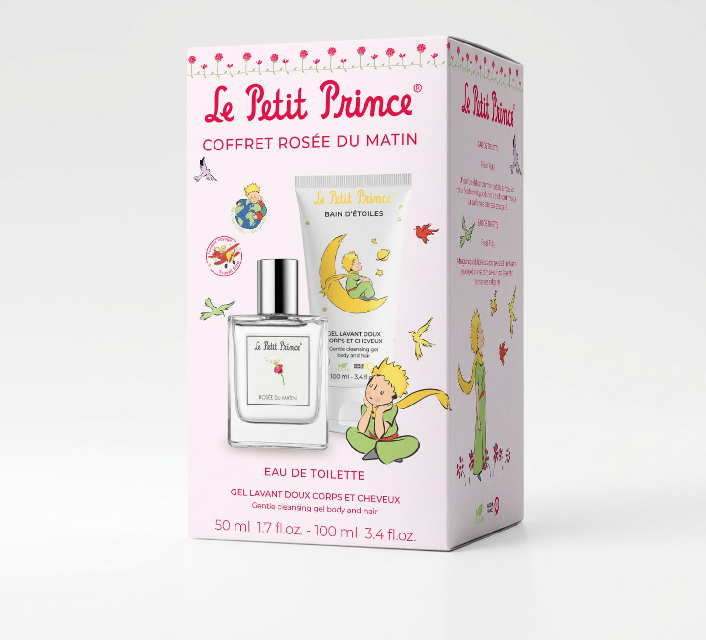 COFFRET ROSÉE DU MATIN - EAU DE TOILETTE 50 ML + GEL LIMPIADOR SUAVE CUERPO Y CABELLO